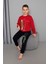 Kapitex Erkek Çocuk Pijama Takım 5005 Bordo 1