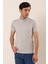 Kısa Kollu Baskılı Merserizecepsiz Pamuklu Casual Slim Fit Dar Kesim T-Shirt 1011230151 1