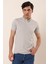 Kısa Kollu Baskılı Merserizecepsiz Pamuklu Casual Slim Fit Dar Kesim T-Shirt 1011230151 4