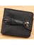 Erkek Cüzdan Deri Hakiki Kısa Çanta Billetera Hombre Vintage Stil Cartera Hombre Timsah Iş Bifold Çanta Tasarımcısı (Yurt Dışından) 4