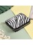 Zebra Baskı Çanta Cüzdan Kadın Deri Kısa Cüzdan Moda Sevimli Kredi Kartı Bozuk Para Çantaları Para Kesesi Mini Cüzdan (Yurt Dışından) 1