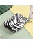 Zebra Baskı Çanta Cüzdan Kadın Deri Kısa Cüzdan Moda Sevimli Kredi Kartı Bozuk Para Çantaları Para Kesesi Mini Cüzdan (Yurt Dışından) 2