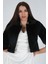 Siyah Bebe Yaka Peluş Bolero 0105134.01 3