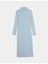 Regular Fit Midi Triko Elbise 5