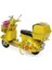 Vintage Dekoratif Sepetli Metal Scooter 3