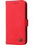 Xiaomi Poco M4 Için Pro Tree Desen Metal Düğmesi Deri Deri Telefon Kılıfı Çarpışma Karşıtı Stand Cüzdan Kapağı Strap-Red ile (Yurt Dışından) 1
