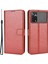 Xiaomi Için Poco M4 Pro 4g Deri Flip Cüzdan Kabuğu Çılgın At Doku Stand Fonksiyonu Yumuşak Tpu Strap-Brown (Yurt Dışından) 2
