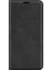 Xiaomi Için Poco M4 Pro 4g Manyetik Otomatik Absorbed Stand Kapak Cilt Touch Hissed Pu Deri Cüzdan Telefon Vaka-Black (Yurt Dışından) 1