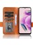 Xiaomi Için Redmi Note 12S 4g Pu Deri Cüzdan Telefon Kılıfı Baskılı Üçgen Katlama Stand Kapak Kahverengi (Yurt Dışından) 1