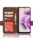 Xiaomi Redmi Için Litchi Doku Deri Kılıfı Not 12S 4g, Katlanabilir Stand Telefon Cüzdan Kapak-Kahverengi (Yurt Dışından) 1