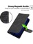 Xiaomi Redmi Için Not 12S 4g Flip Stand Pu Deri Cüzdan Kılıf Buzağı Doku Telefon Kapak Black (Yurt Dışından) 4