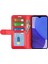Xiaomi Için Redmi A1+ 4g/a2+ 4g/poco C50 4g Pu Deri Deri Stand Folio Flip Telefon Kılıf Çılgın At Dokusu Manyetik Kapak Kapak-Kırmızı (Yurt Dışından) 1