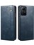 Xiaomi Için Redmi Note 12S 4g Cüzdan Deri Kılıf Mumsu Çılgın At Doku Stand Telefon Kapak Mavisi (Yurt Dışından) 2