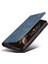 Xiaomi Için Redmi Note 12S 4g Cüzdan Deri Kılıf Mumsu Çılgın At Doku Stand Telefon Kapak Mavisi (Yurt Dışından) 4