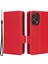 Xiaomi Için Redmi Note 12 Turbo 5g/poco F5 5g Pu Deri Cüzdan Kılıfı Litchi Doku Stand Telefon Kapağı Kayış-Kırmızı ile (Yurt Dışından) 1
