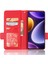 Xiaomi Için Redmi Note 12 Turbo 5g/poco F5 5g Pu Deri Cüzdan Kılıfı Litchi Doku Stand Telefon Kapağı Kayış-Kırmızı ile (Yurt Dışından) 4