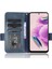 Xiaomi Için Redmi Note 12S 4g Pu Deri Cüzdan Telefon Kılıfı Baskılı Üçgen Katlama Stand Kapak Mavisi (Yurt Dışından) 1
