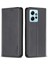 BF18 Xiaomi Için Redmi Not 12 4g Kart Tutucu Telefon Kılıf Anti-Çizelge Deri Stand Kapak Black (Yurt Dışından) 1