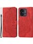 Xiaomi Redmi 12C 4g Için Şok Geçirmez Deri Telefon Kasası, Mandala Çiçek Telefon Kapağı Standı Cüzdan-Kırmızı (Yurt Dışından) 2