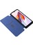 Xiaomi Redmi Için 12C 4g Telefon Kılıfı Tutucu Manyetik Otomatik Absorlanmış Karbon Fiber Doku Deri Deri Kapak Stand-Mavi (Yurt Dışından) 1