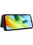 Xiaomi Için Redmi A1+ 4g/a2+ 4g/poco C50 4g Çizgi Anti-Kılavuzu Pu Deri Telefon Kılıf Kart Yuvası Stand Karbon Fiber Doku Manyetik Flip Cover-Black (Yurt Dışından) 4