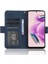 Xiaomi Redmi Için Note 12S 4g Pu Deri Kılıf Çoklu Kart Yuvası, Cep Telefonu Stand Cüzdan Kapak Mavisi (Yurt Dışından) 4