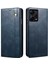 Xiaomi Redmi Için Anti Drop Pu Deri Telefon Kapağı Not 12 Pro 5g /not 12 Pro Hız 5g /poco X5 Pro 5g Mumsu Çılgın At Doku Doku Stand Telefon Kılıf Mavisi (Yurt Dışından) 2