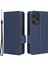 Xiaomi Için Redmi Note 12 Turbo 5g/poco F5 5g Pu Deri Cüzdan Kılıfı Litchi Doku Stand Telefon Kapağı Strap-Dark Mavi (Yurt Dışından) 1