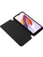 Xiaomi Redmi Için 12C 4g Telefon Kılıfı Tutucu Manyetik Otomatik Absorlanmış Karbon Fiber Doku Deri Deri Kapak Stand-Black (Yurt Dışından) 1