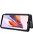 Xiaomi Redmi Için 12C 4g Telefon Kılıfı Tutucu Manyetik Otomatik Absorlanmış Karbon Fiber Doku Deri Deri Kapak Stand-Black (Yurt Dışından) 4