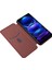 Xiaomi Redmi Için Note 12 5g (Global)/(Hindistan)/(Çin)/poco X5 5g Karbon Fiber Doku Manyetik Pu Deri Dergi Kılıf Kart Yuvası Stand Flip Cover-Brown (Yurt Dışından) 3