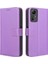 Xiaomi Redmi Için Pu Deri Cüzdan Kılıfı Not 12S 4g, Diamond Doku Telefon Stand Kapak-Mor (Yurt Dışından) 2
