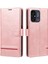 Xiaomi Redmi Için 12C 4G/11A 4g/poco C55 4g Stand Cüzdan Kapağı Yatay Hat Deri Kılıf Pembe (Yurt Dışından) 1