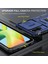Xiaomi Için Zırh Serisi Poco C50 4g/redmi A1+ 4g/a2+ 4g Slayt Lens Kickstand Kapak Pc+ Tpu Telefon Kılıf Navy Mavi (Yurt Dışından) 3