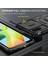 Xiaomi Için Zırh Serisi Poco C50 4g/redmi A1+ 4g/a2+ 4g Slayt Lens Kickstand Kapak Pc+ Tpu Telefon Kılıf Black (Yurt Dışından) 3