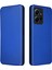 Xiaomi Için Redmi Note 12 4g Pu Deri Stand Kapağı Karbon Fiber Doku Telefon Kasası Kart Tutucu-Mavi ile (Yurt Dışından) 2