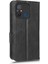 Xiaomi Redmi Için Cep Telefonu Kılıfı 12C 4G/11A 4g, Pu Deri Basılı Üçgen Desen Stand Koruyucu Telefon Kapağı Cüzdan-Black (Yurt Dışından) 5