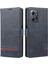 Xiaomi Için Redmi Note 12 4g Cüzdan Telefon Kılıfı Yatay Hat Deri Deri Kapak Stand-Mavi (Yurt Dışından) 1