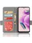 Xiaomi Redmi Için Litchi Doku Deri Kılıf Not 12S 4g, Katlanabilir Stand Telefon Cüzdan Kapak-Grey (Yurt Dışından) 1