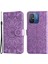 Xiaomi Redmi Için 12C 4G/11A 4g Cep Telefonu Kılıfı Ayçiçeği Baskılı Cüzdan Stand Telefon Deri Kapağı Strap-Mor ile (Yurt Dışından) 2