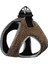 Üç Kilitli Kürklü Kedi Köpek Göğüs Tasması 20 - 24 cm Xxx - Small Taba 1