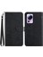 Xiaomi Için HT03 13 Lite/civi 2 5g Baskılı Kelebek Çiçekleri Cilt Dostu Şok Geçirmez Telefon Kapak Standı El Strap-Black (Yurt Dışından) 1