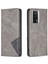 Xiaomi Poco F5 Pro 5g/redmi K60 Pro 5G/K60 5g Baskı Deseni Ekleme Tasarım Kapağı Kart Yuvaları Pu Deri+Tpu Cep Telefonu Stand Kabuk-Grey (Yurt Dışından) 1
