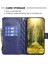 Xiaomi Redmi Için Note 12 Pro 5g/note 12 Pro Speed ​​5g/poco X5 Pro 5g Pu Deri Kılıf Stand Fermuarı Cep Telefon Kapağı Strap-Blue (Yurt Dışından) 3