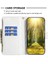 Xiaomi Redmi Için Note 12 Pro 5g/note 12 Pro Speed ​​5g/poco X5 Pro 5g Pu Deri Kılıf Stand Strap-White ile Fermuar Cep Telefonu Kapağı (Yurt Dışından) 3
