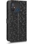 Xiaomi Redmi 12C 4G/11A 4g Için Anti-Şok Deri Telefon Kapağı, Nokta Desen Baskılı Anti-Çizik Telefon Kasası Cüzdan Standı-Black (Yurt Dışından) 5