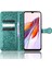 Xiaomi Redmi 12C 4G/11A 4g Için Anti-Şok Deri Telefon Kapağı, Nokta Desen Baskılı Anti-Çizik Telefon Kasası Cüzdan Stant-Yeşil (Yurt Dışından) 1