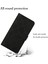 Xiaomi Redmi Için 12C 4g Baskılı Çiçek Telefon Kapağı Cüzdan Deri Koruyucu Telefon Kılıfı Stand-Black (Yurt Dışından) 5