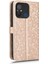 Xiaomi Redmi 12C 4G/11A 4g Için Anti-Şok Deri Telefon Kapağı, Nokta Desen Baskılı Anti-Çizik Telefon Kasası Cüzdan Stant-Gül Altın (Yurt Dışından) 5