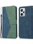 Xiaomi Redmi Için Note 12 Pro 5g/note 12 Pro Speed ​​5g/poco X5 Pro 5g Renkli Pu Deri Deri Stand Magneticy Telek Telefon Cüzdan Kapağı Bilek Kayış Mavisi/yeşil (Yurt Dışından) 2